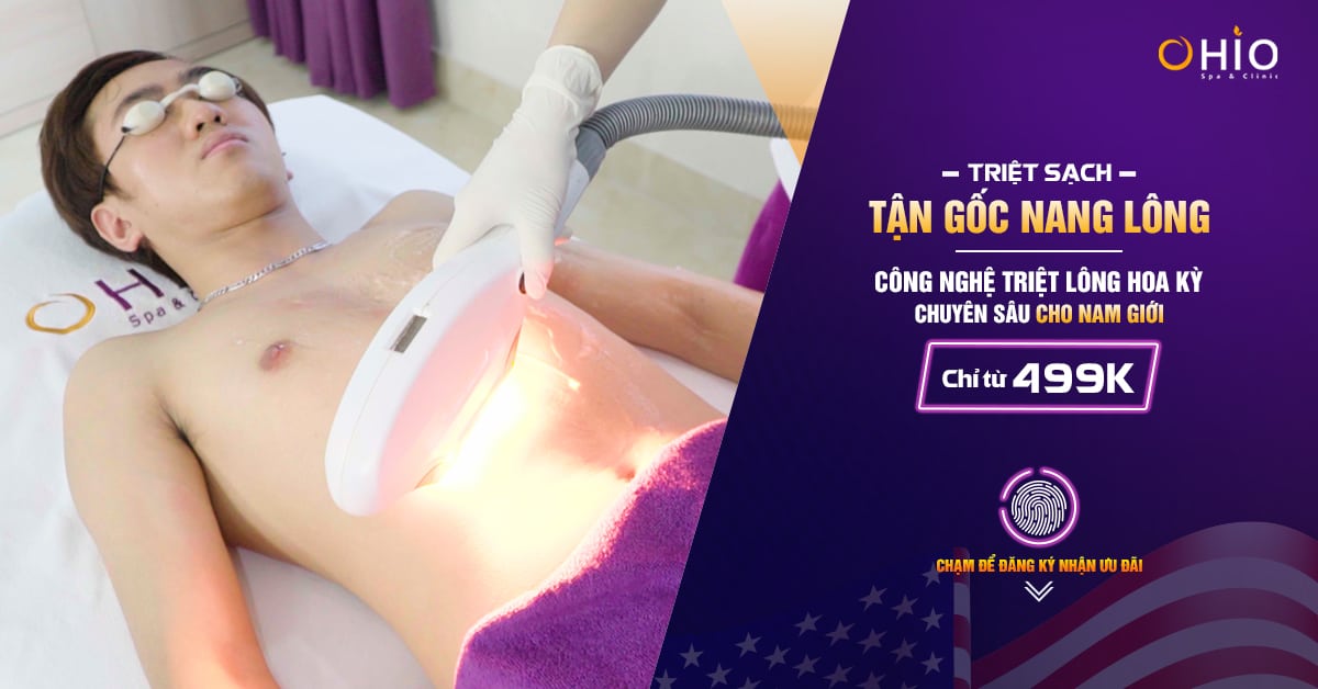 Triệt lông laser nam giới toàn thân Triệt lông laser nam giới toàn thân